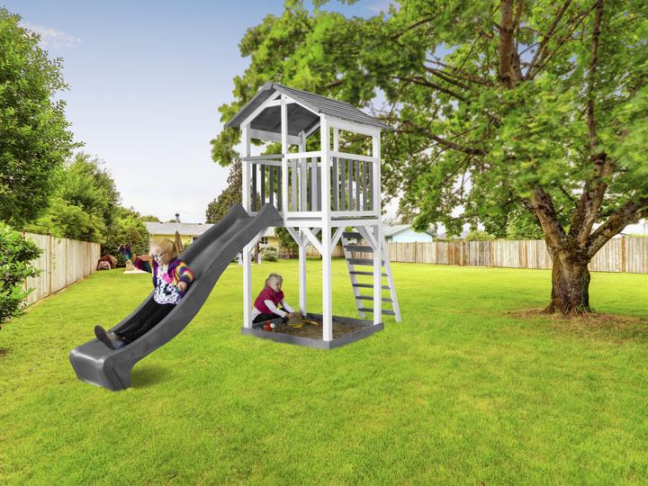 Produktbild Axi Beach Tower Spielturm - Graue Rutsche