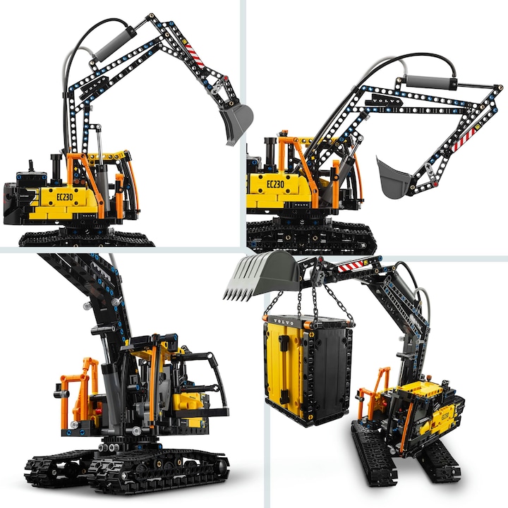 Productafbeelding LEGO 42175 Volvo FMX vrachtwagen met EC230 elektrische rupsgraafmachine (42175, LEGO Technic)