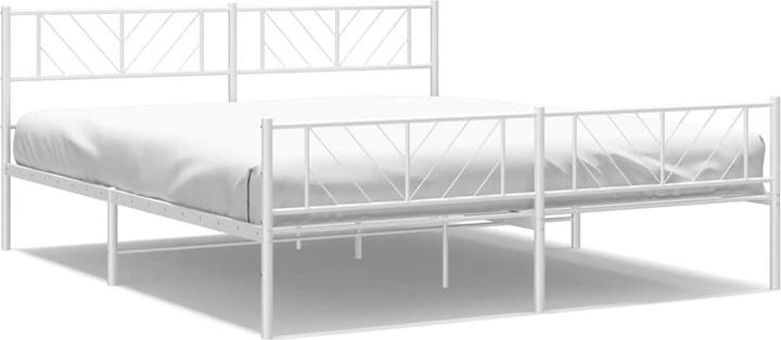 Produktbild vidaXL Metall Bettgestell (193 x 203 cm)