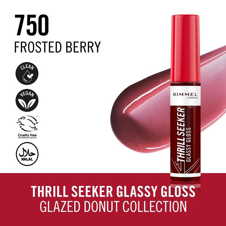Image du produit Rimmel London Thrill Seeker Glassy Gloss (750 Frosted Berry)