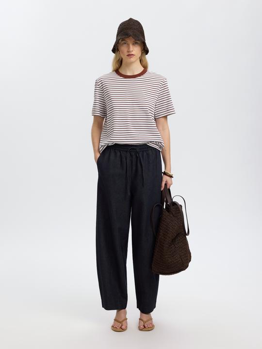 Produktbild Selected Slfessential Ss Striped Boxy Tee Noos (L)