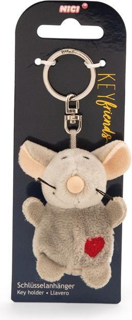 Produktbild Magni NICI Schlüsselanhänger Maus mit Herz 5cm