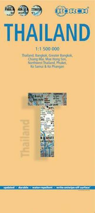 Produktbild Thailand 1 : 1 500 000. Road Map + City Maps