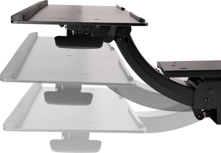 Actual product image StarTech com Under Desk Keyboard Tray - Full Motion & Height Adjustable Keyboard and Mouse Tray