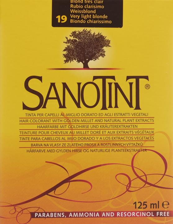 Actual product image Sanotint Hair colour 19 (White blonde)