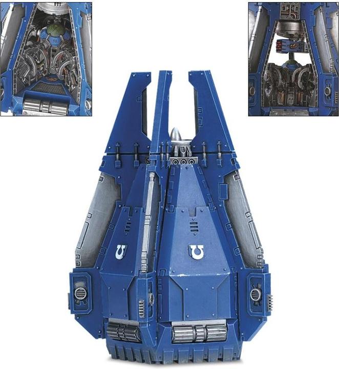 Actual product image Games Workshop Warhammer 40k - Space Marine Drop Pod (Plastic)
