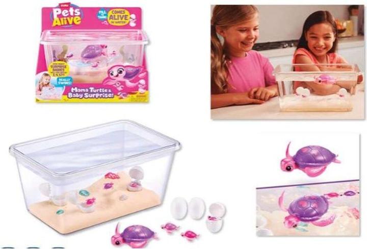 Produktbild Zuru Pets Alive - Mama Turtle & Baby Surprise (19.50 cm)