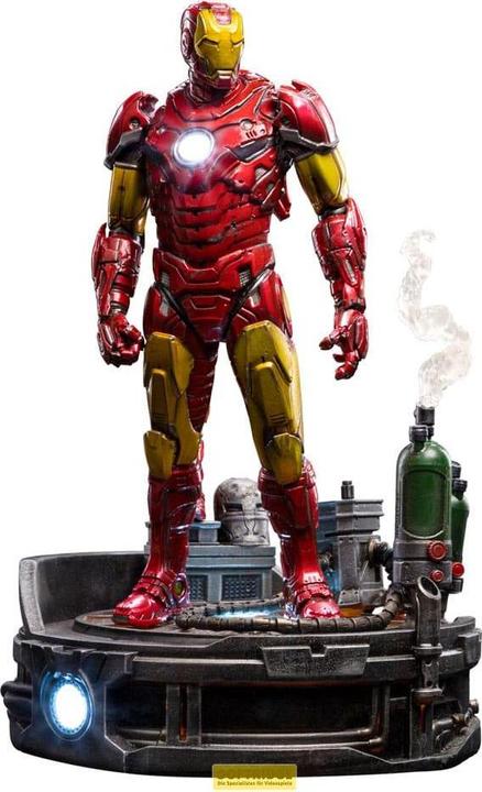 Produktbild Iron Studios Marvel Deluxe Art Scale Statue 1/10 Iron Man Unleashed 23 cm
