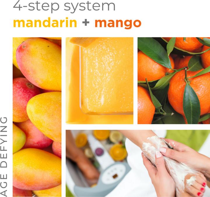 Produktbild Bcl Spa Age Defying Mandarin + Mango 4 Step System (Fussbad, Fussmaske, 20 ml)