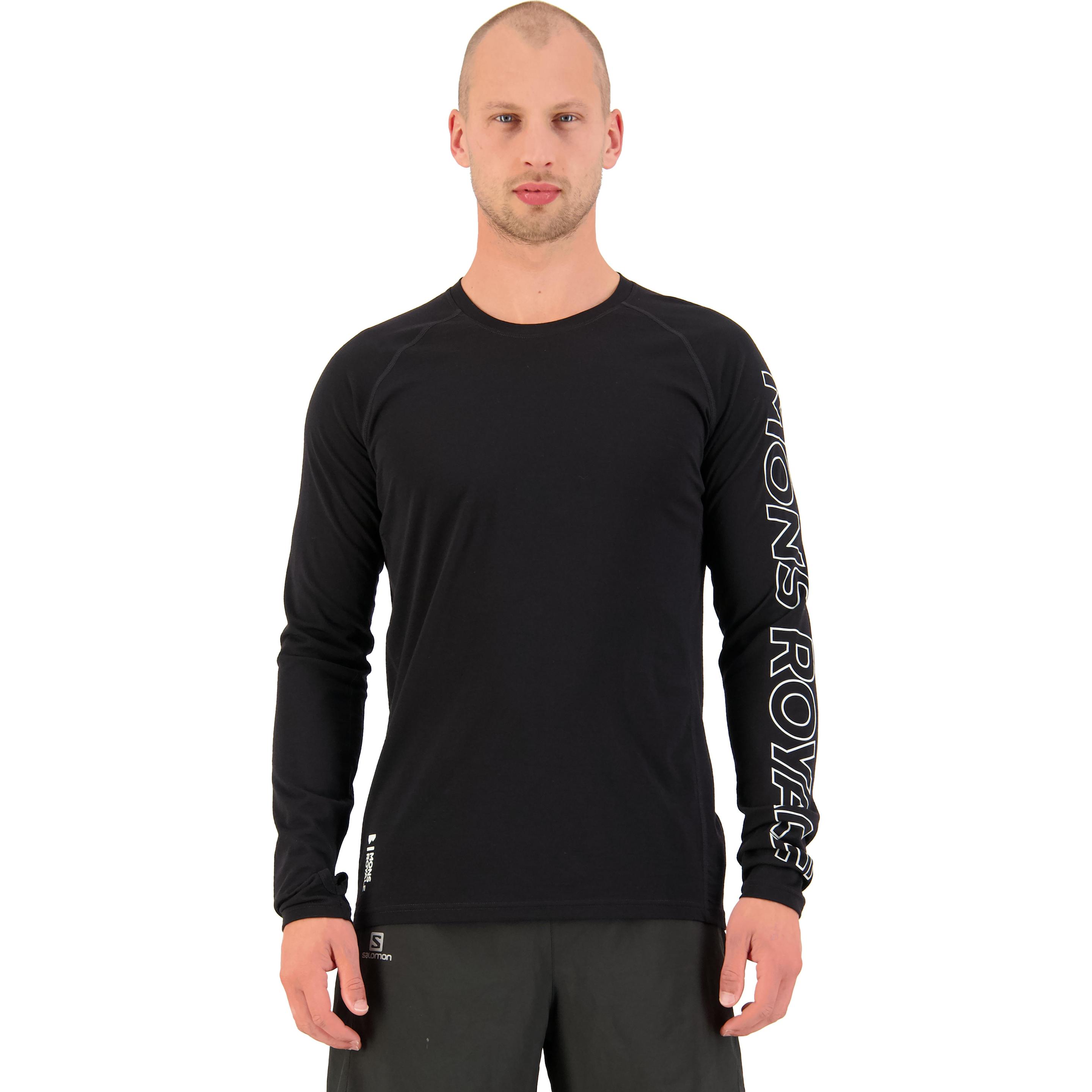 Thumbnail - Mons Royale, Herren, Funktionsshirt, Temple Tech (XL), Schwarz, XL
