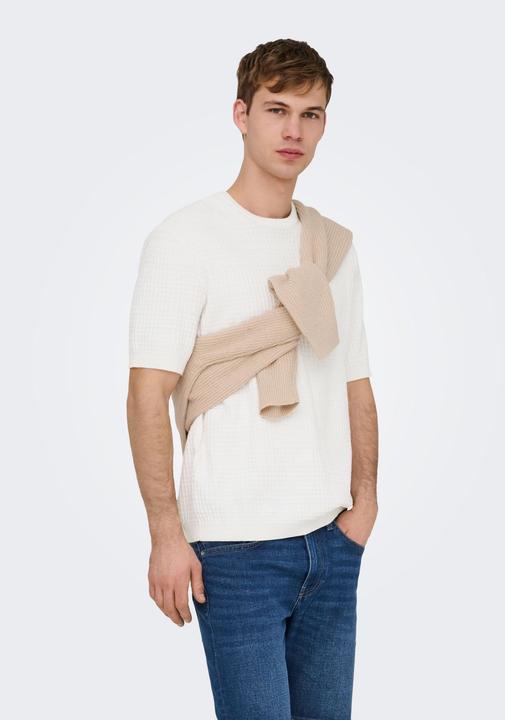 Produktbild Only & Sons ONSSIKA Pullover Gestricktes T-Shirt (S)