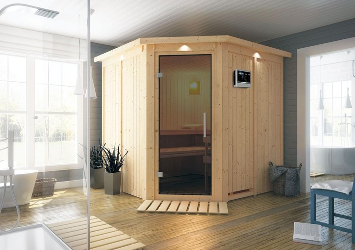 Immagine prodotto Karibu Jarin con corona sul tetto (9 KW Bio controllo esterno)