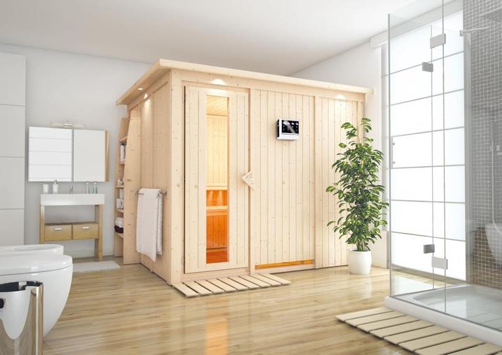 Produktbild Karibu Gobin mit Dachkranz (9 KW Bio externe Steuerung)
