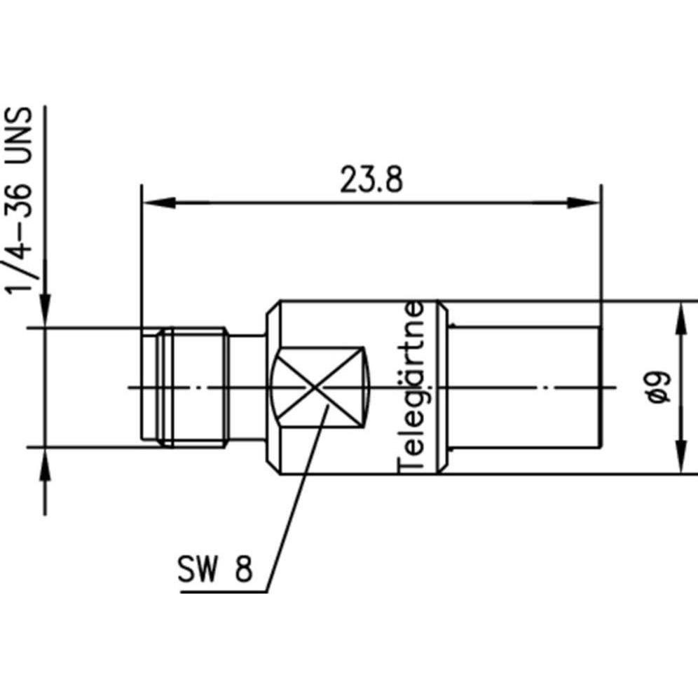 Thumbnail - Telegärtner J01155A0041 J01155A0041 Koax-Adapter SMA-Buchse - SMB-Buchse 1 St., Elektronikkabel + Stecker