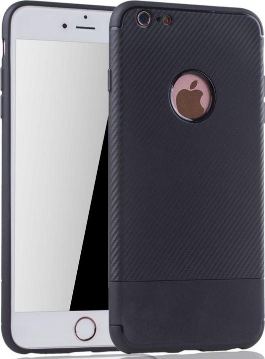 Produktbild König Design Apple iPhone 6 / 6s Hülle Case Handy Cover Schutz Tasche Schutzhülle Schwarz (Apple iPhone 6)