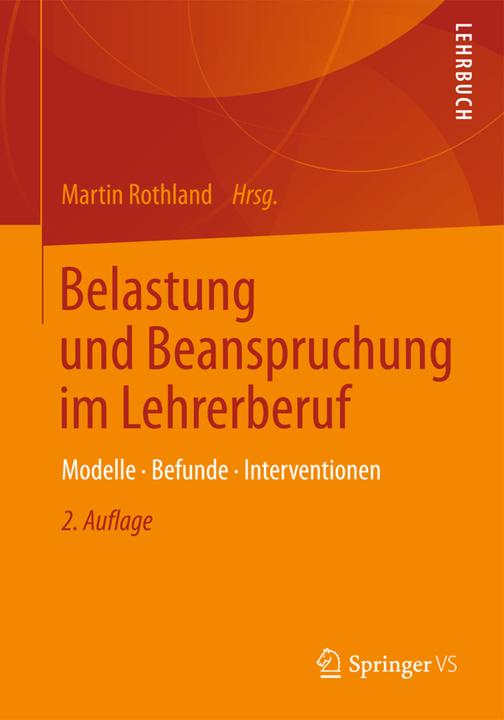 Produktbild Belastung und Beanspruchung im Lehrerberuf (Deutsch, 2013)