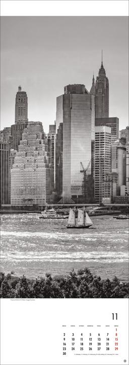 Produktbild New York Vertical Kalender 2026 (24,5 x 69 cm)