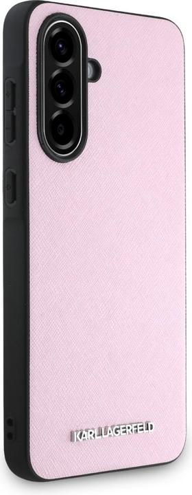 Produktbild Karl Lagerfeld - Saffiano (KLHCSA56PSAFWMCP) - Samsung Galaxy A56 5G - Pink Metal Logo (Samsung Galaxy A56)