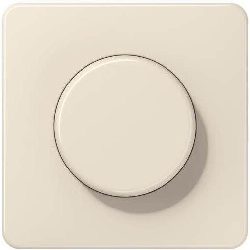 JUNG Abdeckung f. Drehdimmer CD1540 cremeweiss, Taster + Schalter, Weiss
