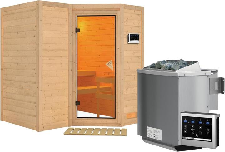 Produktbild Karibu Sahib 1 ohne Dachkranz (9 KW Bio externe Steuerung)