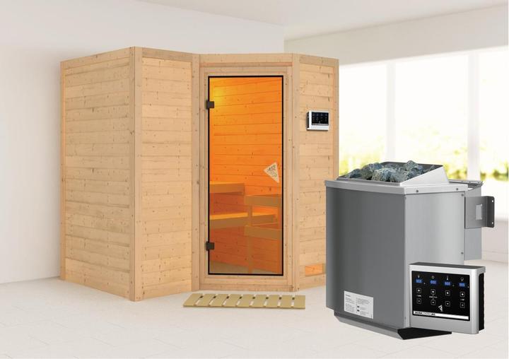 Produktbild Karibu Sahib 1 ohne Dachkranz (9 KW Bio externe Steuerung)