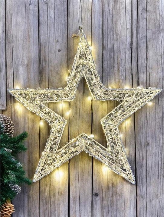 Image du produit Dameco LED Stern Weiss Outdoor, 50 cm x 8