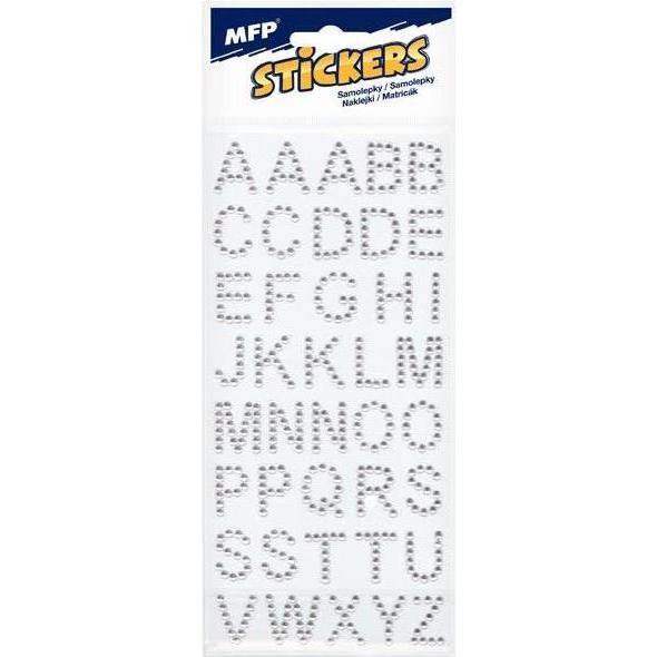 MFP Paper, Sticker, Kieselsteinaufkleber Buchstaben 40 Stück 19 mm 8001