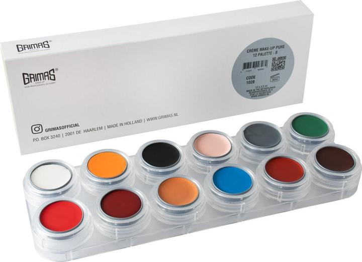 Actual product image Grimas Créme Makeup Palette 12B