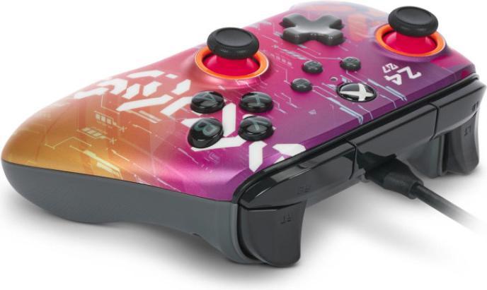 Actual product image PowerA Wired Controller Advantage for Xbox Series X|S - Cyberstyle (PC, Xbox Series X, Xbox Series S, Xbox One S)