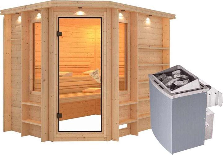 Image du produit Karibu Riona avec couronne de toit (Contrôle interne de 9 KW)