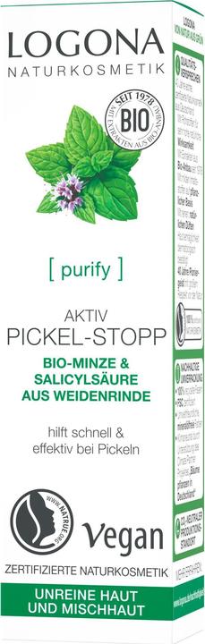 Produktbild Logona Aktiv Pickel-Stopp (Reinigungstücher Gesicht, 6 ml)