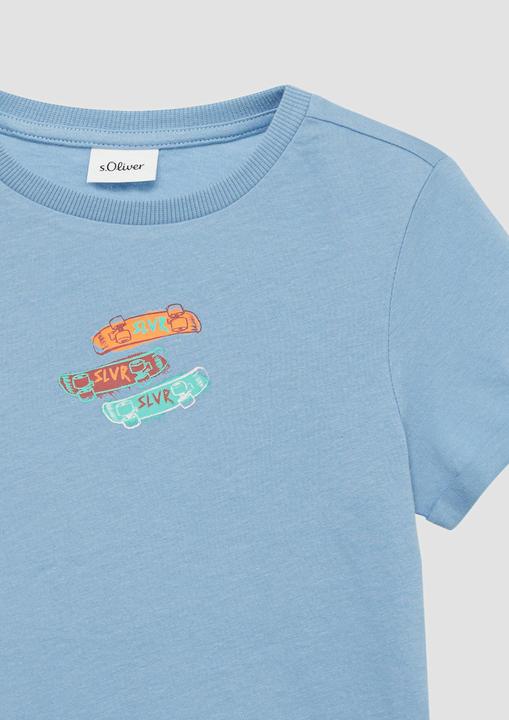 Produktbild S.Oliver T-Shirt T-Shirt mit Front- und Rückenprint (104, 110)