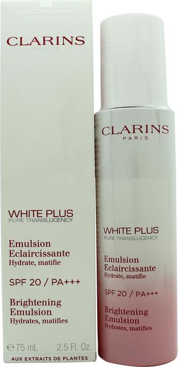 Image du produit Clarins White PLUS émulsion ECLAIRCISSANTE SPF20 75ml (75 ml, Tonique visage, SPF 20)