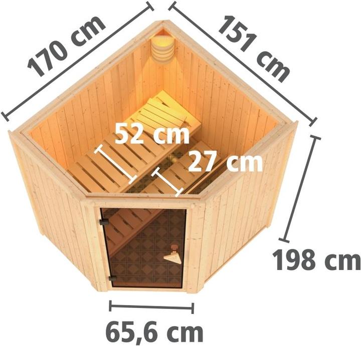 Actual product image Karibu Tonja without roof rim (Without oven)