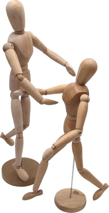 Image du produit Paintersisters Poupée articulée en bois 30cm