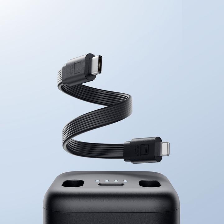 Actual product image Joyroom 5000 mAh Portable Charger for Mobile and Apple Watch - Black (5000 mAh, 18 W, 18.50 Wh)