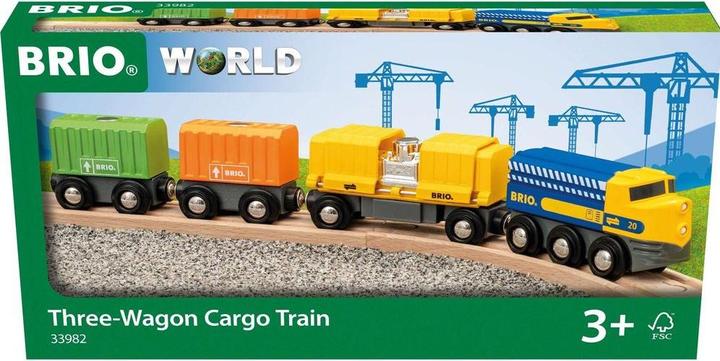 Produktbild Brio Güterzug mit drei Waggons