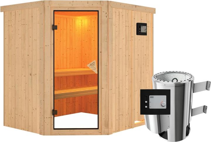 Produktbild Karibu Lilja ohne Dachkranz (Plug & Play 3,6 KW externe Steuerung)