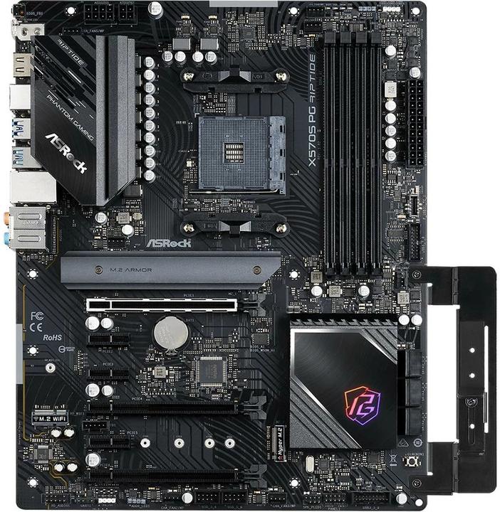 Actual product image AsRock X570S Phantom Gaming Riptide (AM4, AMD X570, ATX)