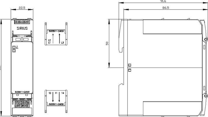 Productafbeelding Siemens SIEM relais voor netbewaking