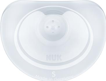Produktbild NUK Brusthütchen zum Schutz empfindlicher Brustwarzen, Grösse S, 2 Stück, inkl. Schutzdose (S)