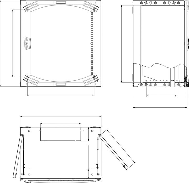 Productafbeelding Schneider Electric NSYOPB9U4F (10.86 HE, 19 inch rek)