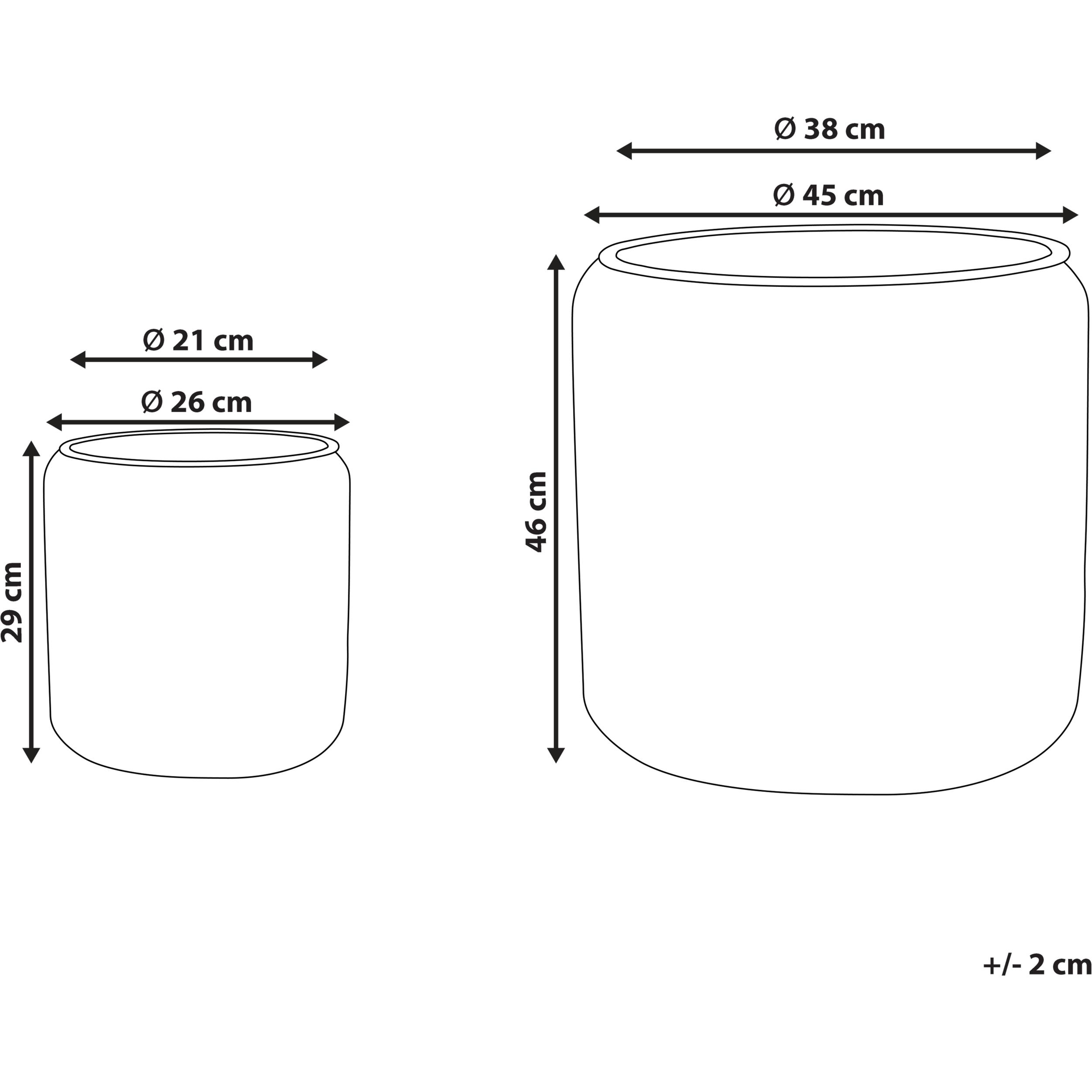 Thumbnail - Beliani, Blumentopf, Brodiea (45 cm)