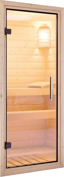 Actual product image Karibu Rodin without roof rim (9 KW Bio external control)