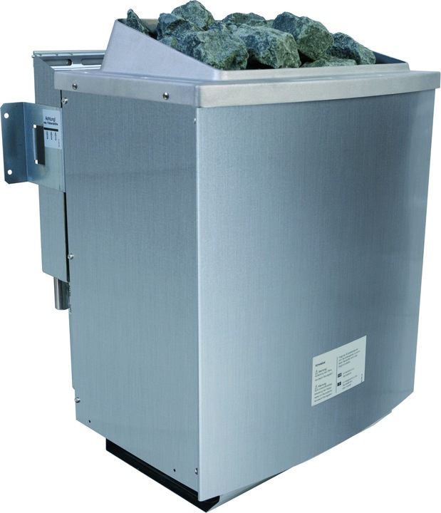 Actual product image Karibu Rodin without roof rim (9 KW Bio external control)