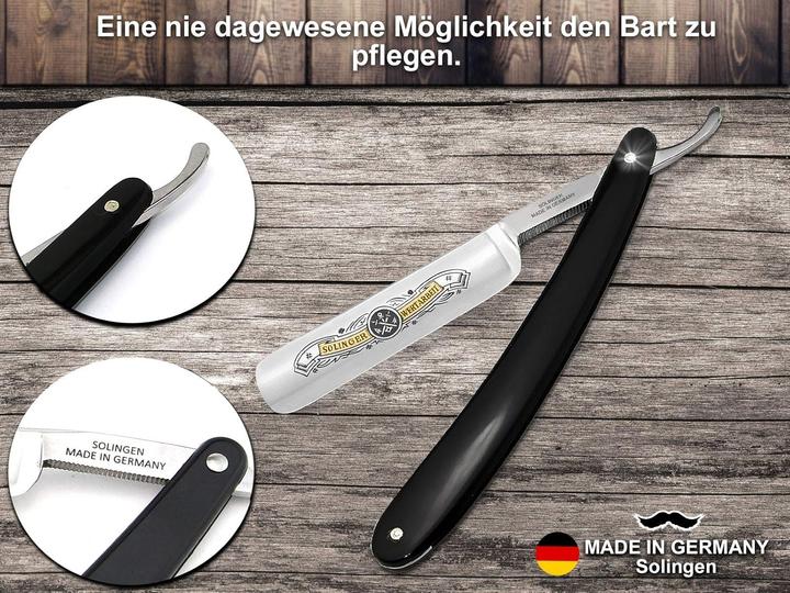 Produktbild InstrumenteNrw Rasiermesser-Set zur Nassrasur mit Streichriemen