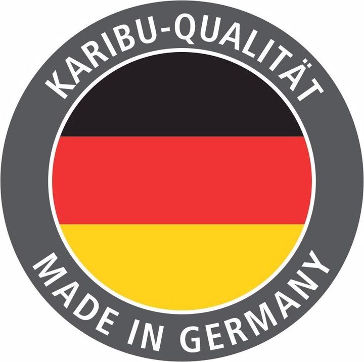 Produktbild Karibu Jarin mit Dachkranz (9 KW externe Steuerung)
