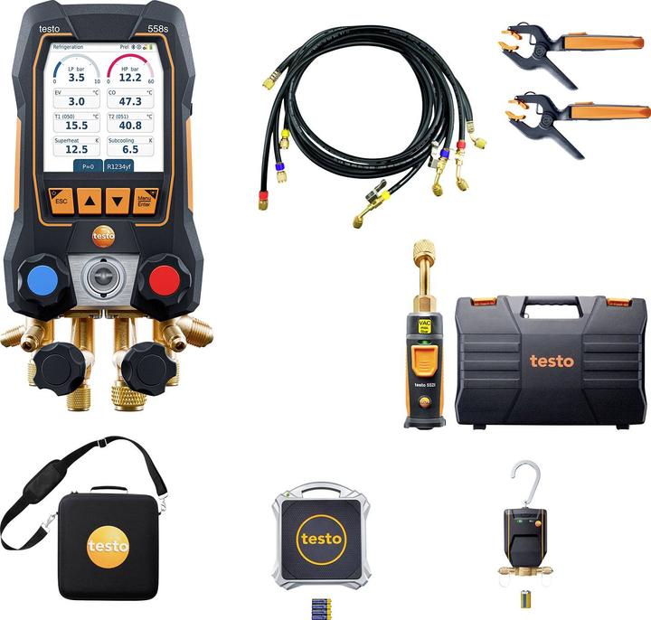 Actual product image Testo Professional heat pump set 558s