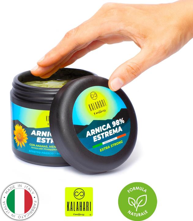 Produktbild Kalahari 4 Wellness Arnika Gel Extreme 98% - Extra Stark - Kühlendes Gel (1 x, 510 g)