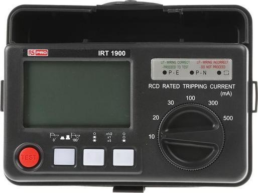 Actual product image RS PRO Digital RCD Tester, 500 mA trip